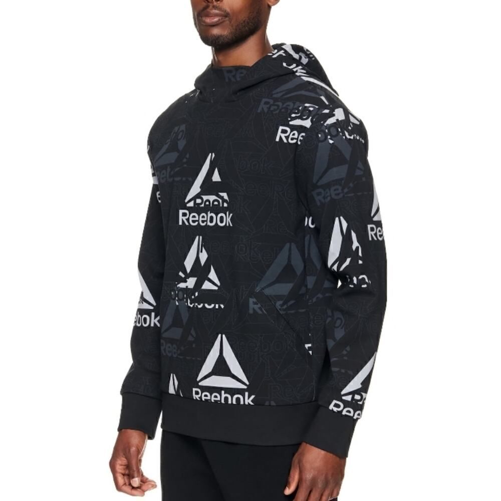 Sporty Black Hoodie Men Sizes M L Breathable